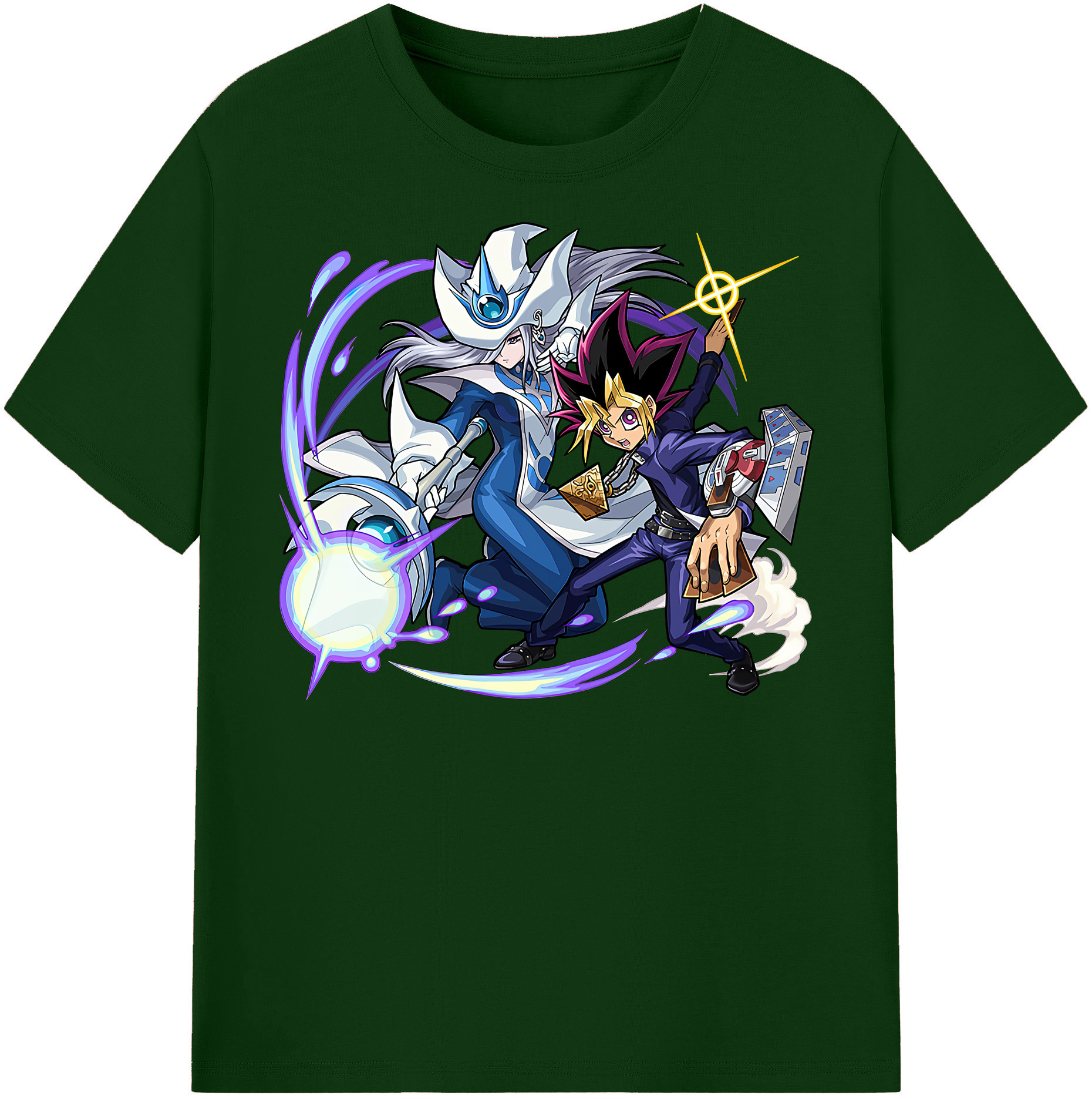 （画像用） 遊☆戯☆王 Yu-Gi-Oh! 綿100％半袖Tシャツ（フロントプリント）